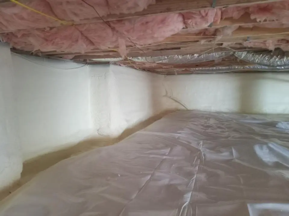 Crawl space encapsulation with closed-cell spray foam for Spray Foam Roofing Repair in Ocoee